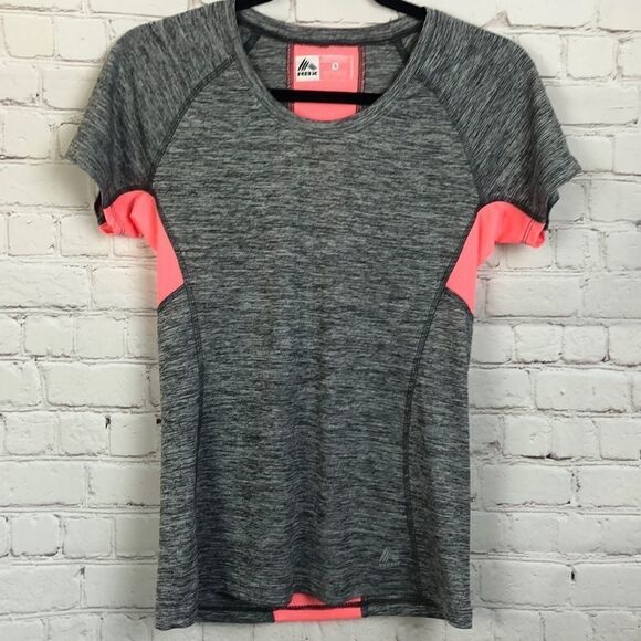 RBX Peach & Gray workout shirt. Short sleeve. S - Picture 1 of 6